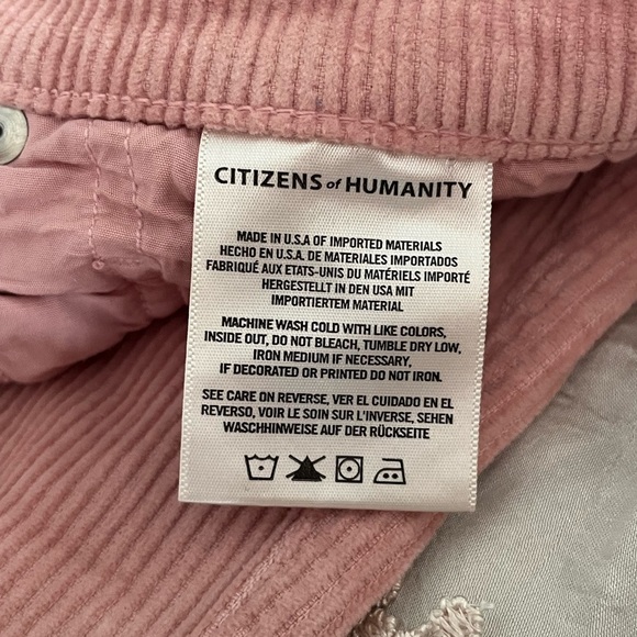 Citizens Of Humanity Blush Corduroy Pants - Picture 9 of 12